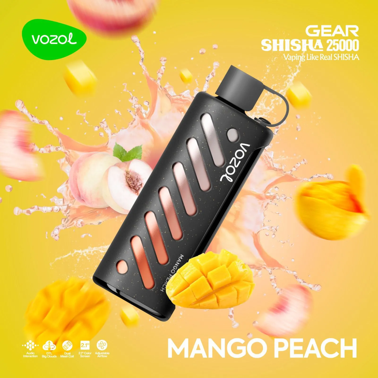 Vozol Gear Shisha Mango Peach